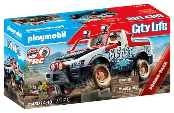 Imagen de Playmobil City Life Coche de Rally con Control Remoto y Rampa Extensible