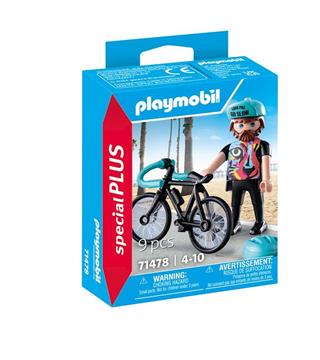 Imagen de PLAYMOBIL Special Plus Ciclista de Carretera Paul con Accesorios