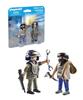 Imagen de Playmobil Pack Duo Figuras Policía con Ladrón y Accesorios