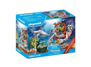 Imagen de Búsqueda del tesoro con submarino Playmobil