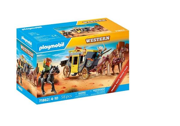 Imagen de Diligencia del salvaje oeste Playmobil
