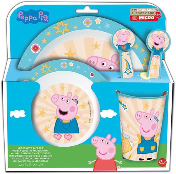 Imagen de Peppa Pig Set Vajilla 5 Piezas