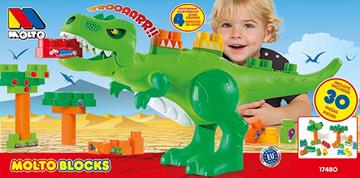 Imagen de Juego Construcción Dinosourio Bloques Molto