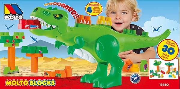 Imagen de Juego Construcción Dinosourio Bloques Molto