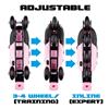 Imagen de Patines 4 En Linea Rosa ajustable talla m ( 35/38)