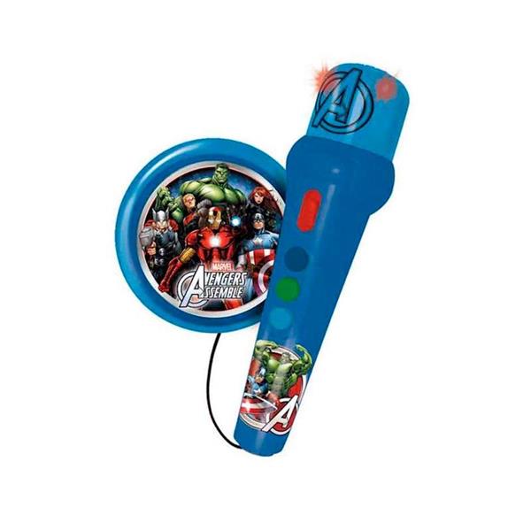 Imagen de Micro de mano con amplificador y ritmos Avengers de Reig.