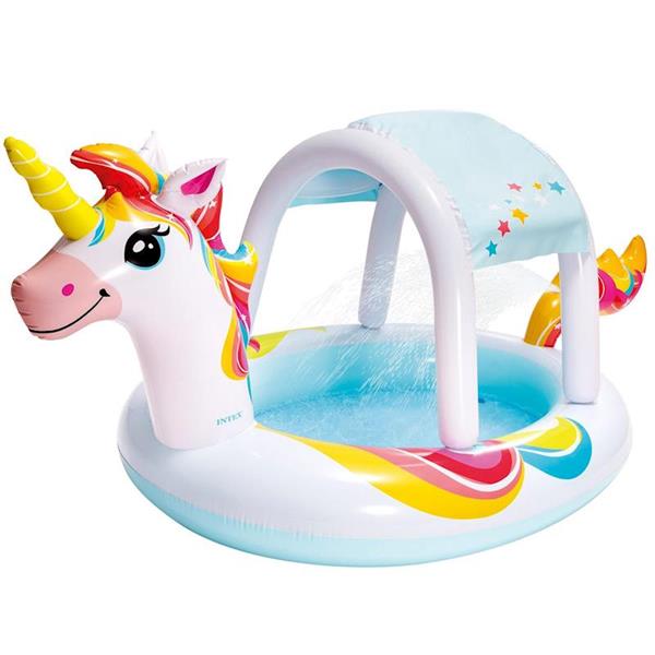 Imagen de Piscina Hinchable Unicornio 254x132x109cm 