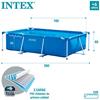 Imagen de Piscina Desmontable Rectangular 260x160x65cm