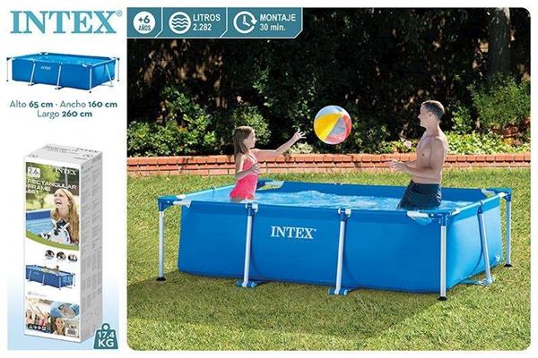 Imagen de Piscina Desmontable Rectangular 260x160x65cm