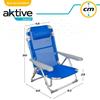 Imagen de Aktive Beach Silla Alta Playa Con Cojín Azul