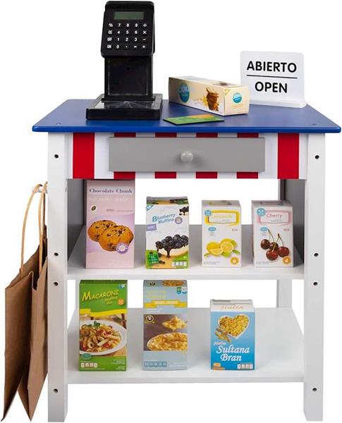 Imagen de Supermercado Juguete Madera con Accesorios 48x30x70 cm Woomax