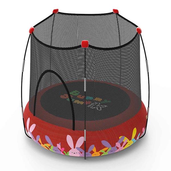 Imagen de Trampolín Hinchable Con Red Rojo