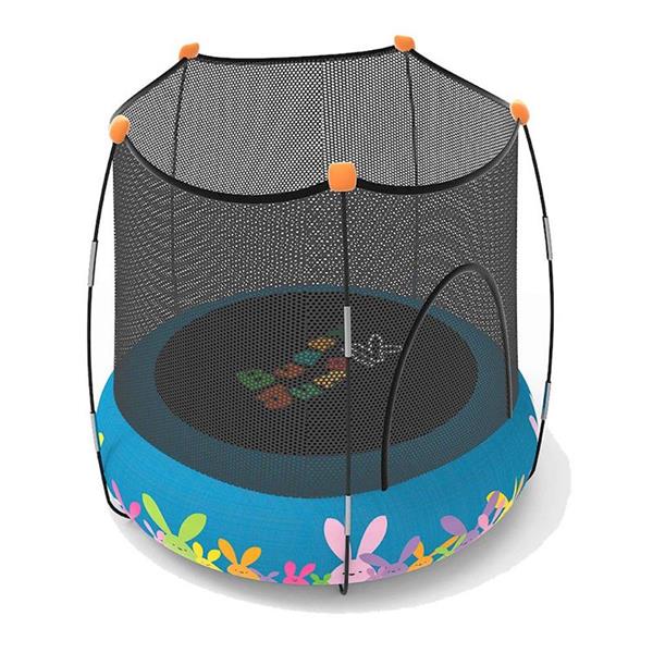 Imagen de Trampolín Hinchable Con Red Azul