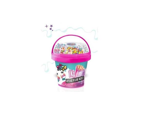Imagen de Súper Cubo Slime 1 Kg Con Bolitas Para Mezclar