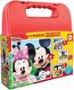 Imagen de 4 Puzzles progresivos Mickey Mouse de Educa