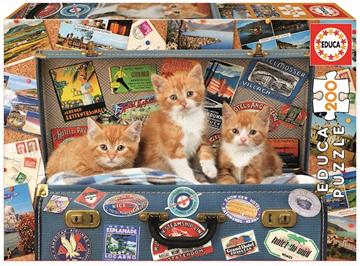 Imagen de Puzzle Gatitos Viajeros 200 Piezas
