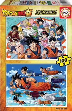 Imagen de Puzzle 2X100 Dragon Ball Educa