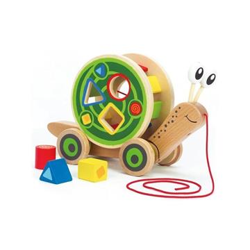 Imagen de Juguete Arrastre Madera Caracol Hape