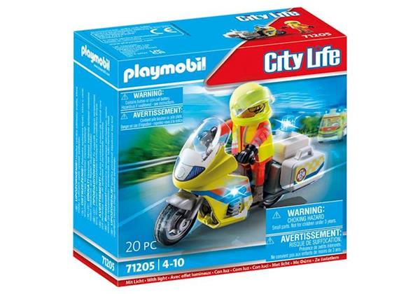 Imagen de Playmobil City Life Moto de Emergencias