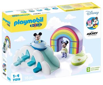 Imagen de Playmobil 1.2.3. Disney Mickey Y Minnie Casa En Las Nubes