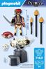 Imagen de Playmobil Figura Artillero Pirata con Elementos que Brillan en la Oscuridad