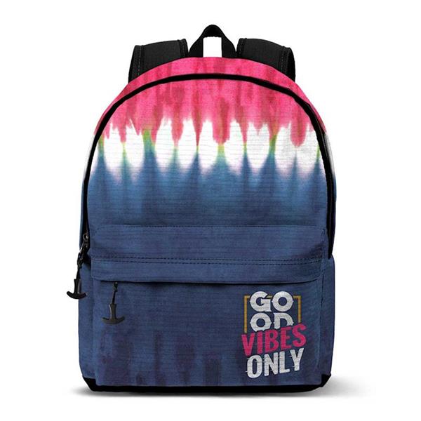Imagen de Mochila Escolar Good Vibes Denim 23x11x10Cm