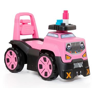 Imagen de Correpasillos SUV 3 en 1 Rosa con Juego de Bloques 