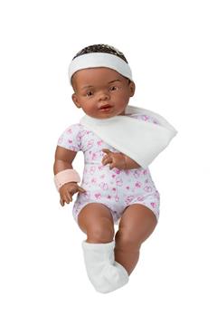 Imagen de Muñeca Hospital Africana Newborn 45 Cm