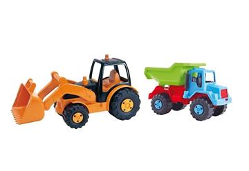 Imagen de Camión Volquete y Tractor Con Pala Avc