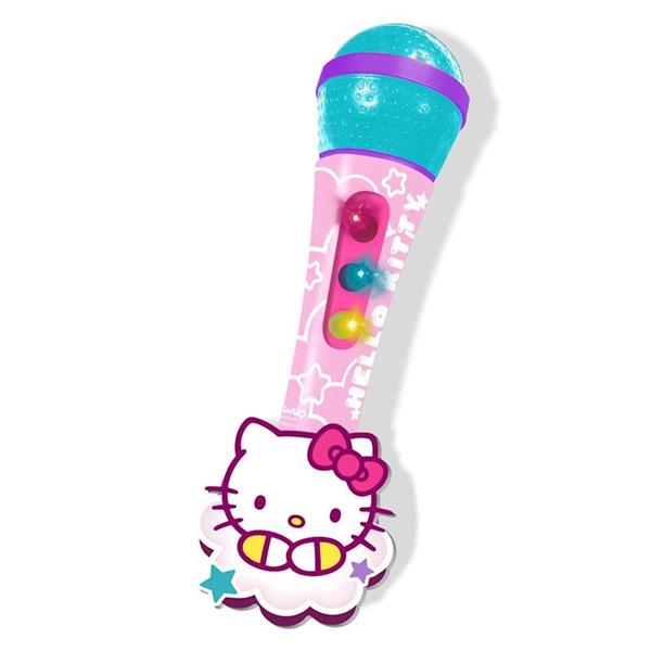 Imagen de Micro De Mano Con Amplificador Y Ritmos Hello Kitty 