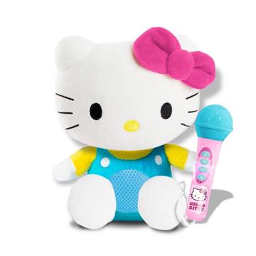 Imagen de Amplificador peluche con micro y cable Hello Kitty