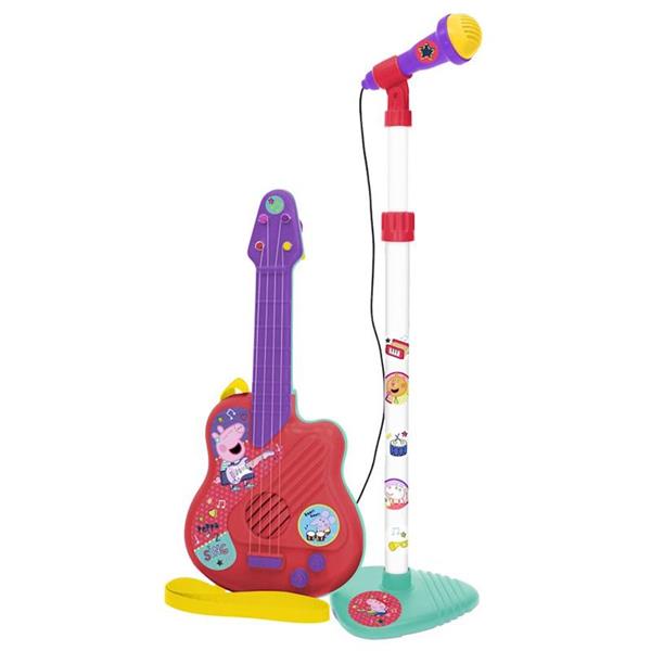 Imagen de Guitarra y micrófono regulable en altura Peppa Pig de Reig