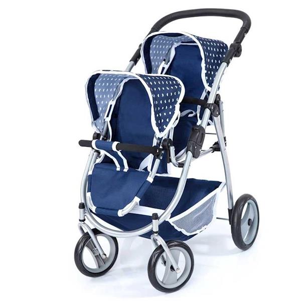 Imagen de Silla Paseo Muñeca Gemelar Azul