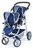 Imagen de Silla Paseo Muñeca Gemelar Azul