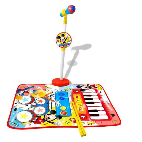Imagen de Mickey Mouse Manta 3 en 1 Micrófono, Batería y Piano