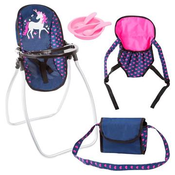 Imagen de Trona Para Muñecas Unicornio
