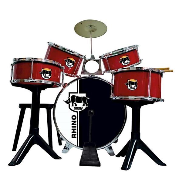 Imagen de Batería Juguete Rhino Drums Roja