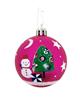 Imagen de Bolas Navidad Peppa Pig Cosy Corner Pack 6 Rosa