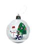 Imagen de Bolas Navidad Peppa Pig Pack 6 Plata