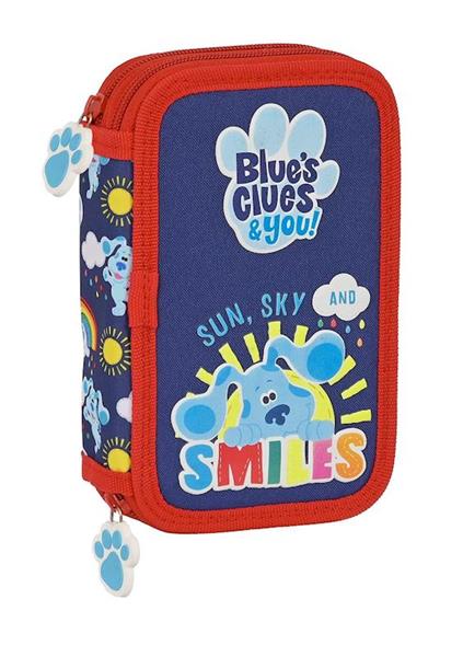 Imagen de Plumier Doble Pequeño Blues Clues Safta 