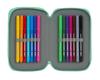 Imagen de Plumier Doble 28 Piezas Blackfit8 Turquesa