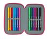 Imagen de Plumier Doble 28 Piezas Blackfit8 Fresa