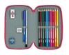 Imagen de Plumier Doble 28 Piezas Blackfit8 Fresa