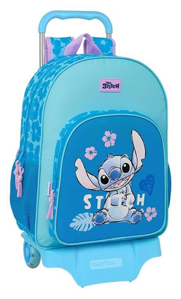 Imagen de MOCHILA CON CARRO STITCH "HAWAII" 33X42X14 CM