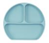 Imagen de Plato Silicona Ventosa Bear Azul