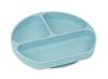 Imagen de Plato Silicona Ventosa Bear Azul