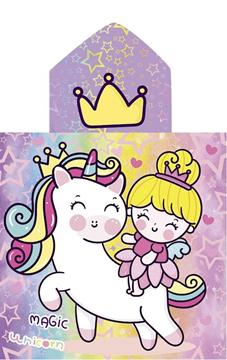 Imagen de Poncho Unicornprins Estampado 60X120 Cm