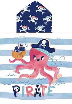 Imagen de Poncho Piratepolp Estampado 60X120 Cm