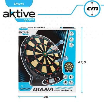 Imagen de Diana Electrónica Multifunciones 8 jugadores 38 x 43 cm Aktive