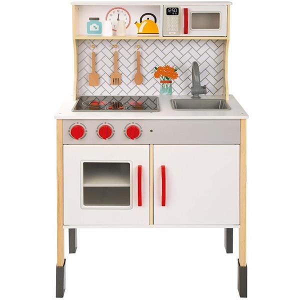 Imagen de Cocina Eléctronica de Juguete con Luz Sonido y Accesorios Woomax